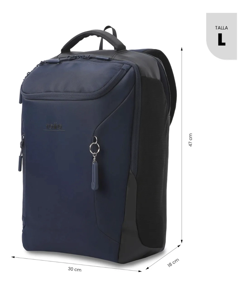 MOCHILA EJECUTIVO PORTA PC 15  TORK AZUL HOMBRE - 3