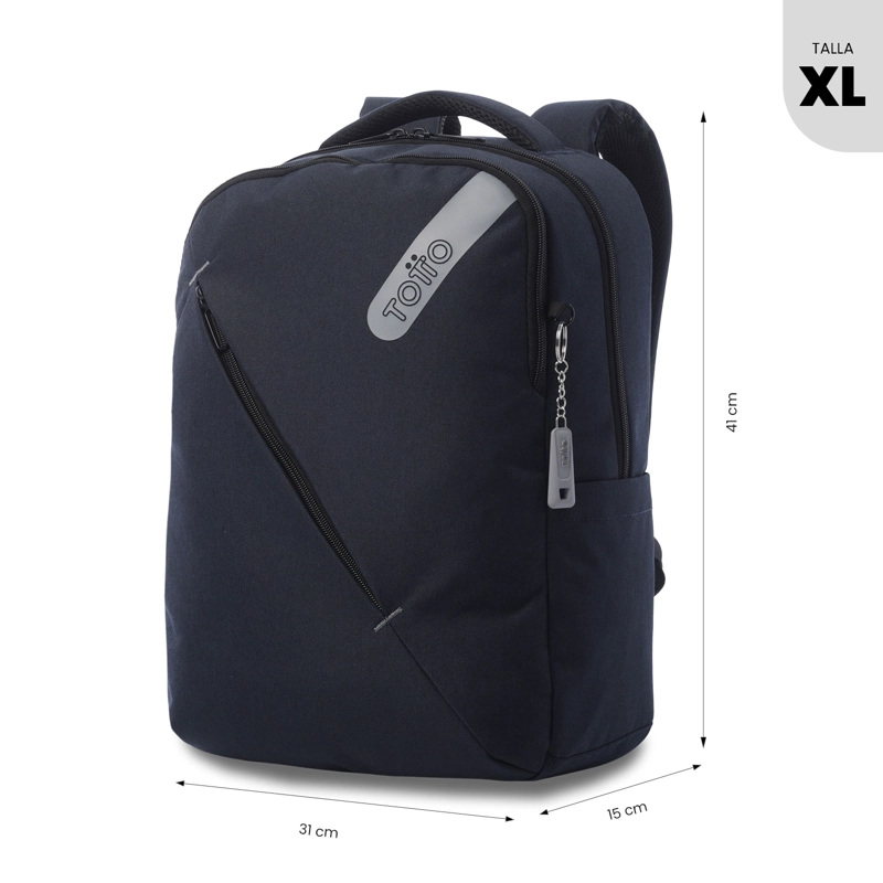 MOCHILA EJECUTIVO PORTA PC 15.4' OSAKA AZUL UNISEX - 2