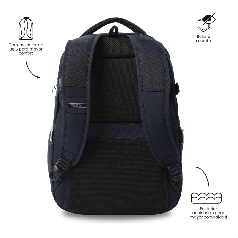 MOCHILA EJECUTIVO PORTA PC 16' POLIXAN 3.0 AZUL HOMBRE - 3