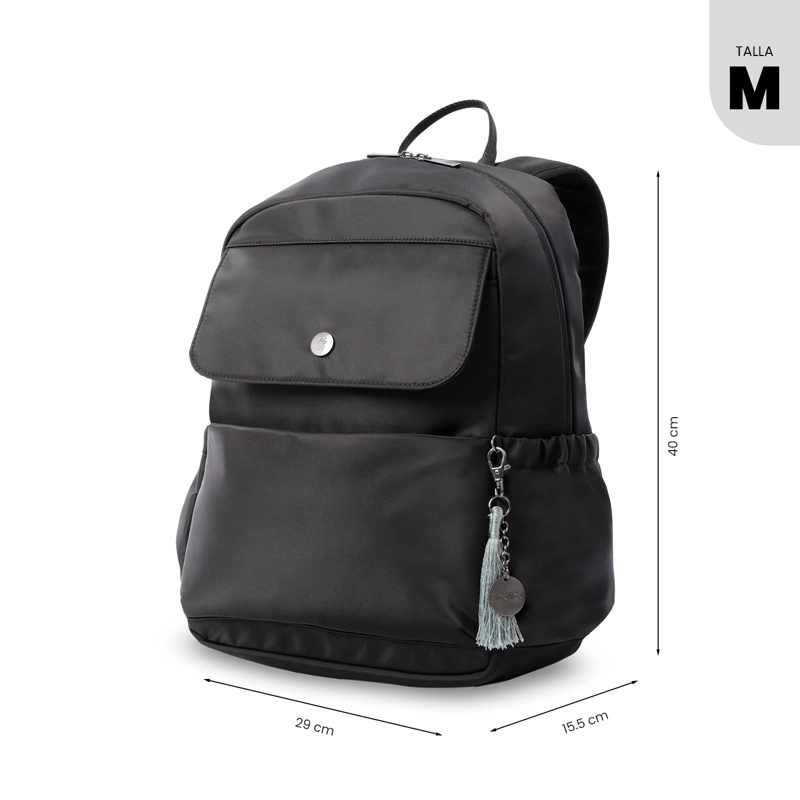 MOCHILA UNIVERSITARIO CORNEANA PORTA PC 14' NEGRO MUJER - 2