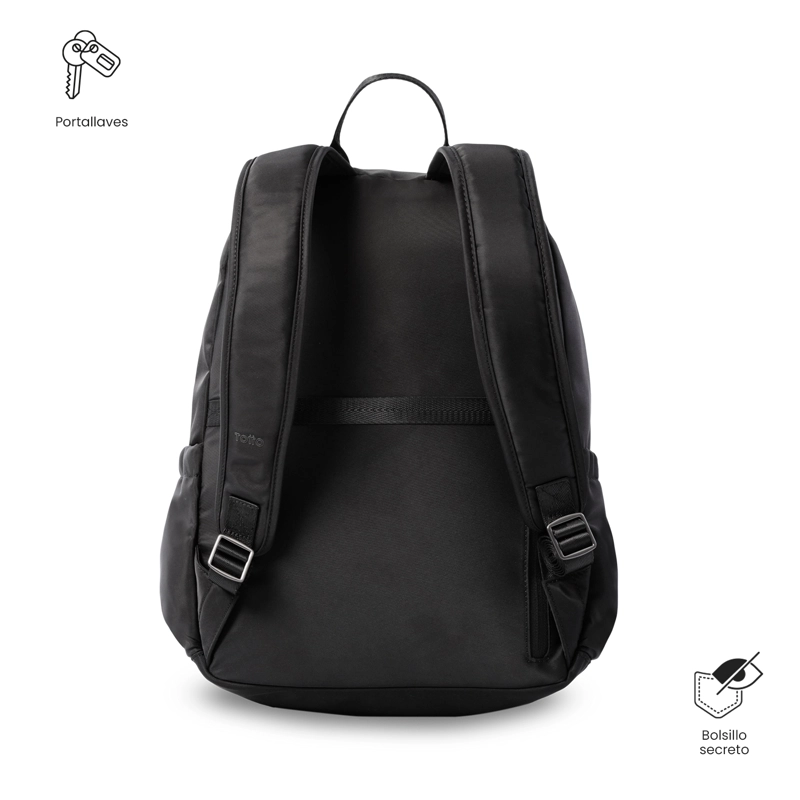 MOCHILA UNIVERSITARIO CORNEANA PORTA PC 14' NEGRO MUJER - 3