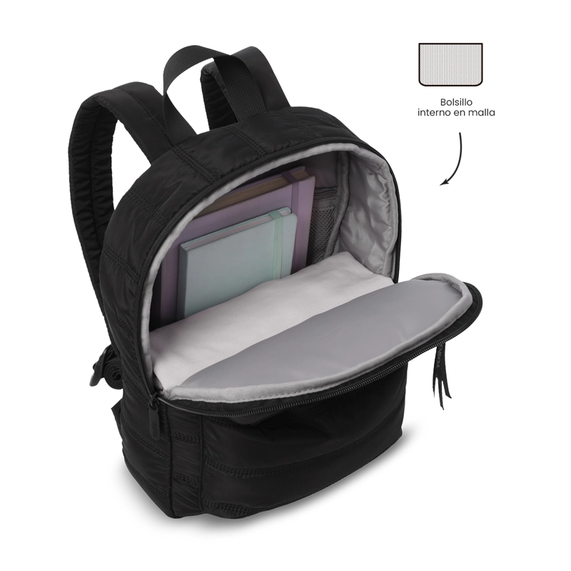 MOCHILA PARA MUJER MOXI NEGRO - 4