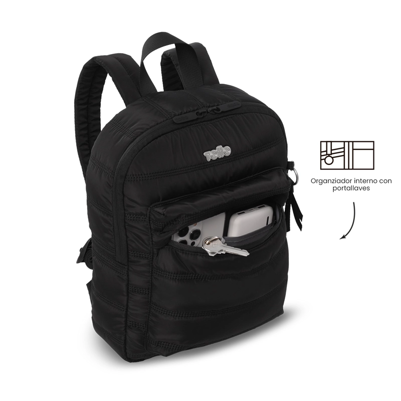 MOCHILA PARA MUJER MOXI NEGRO - 5