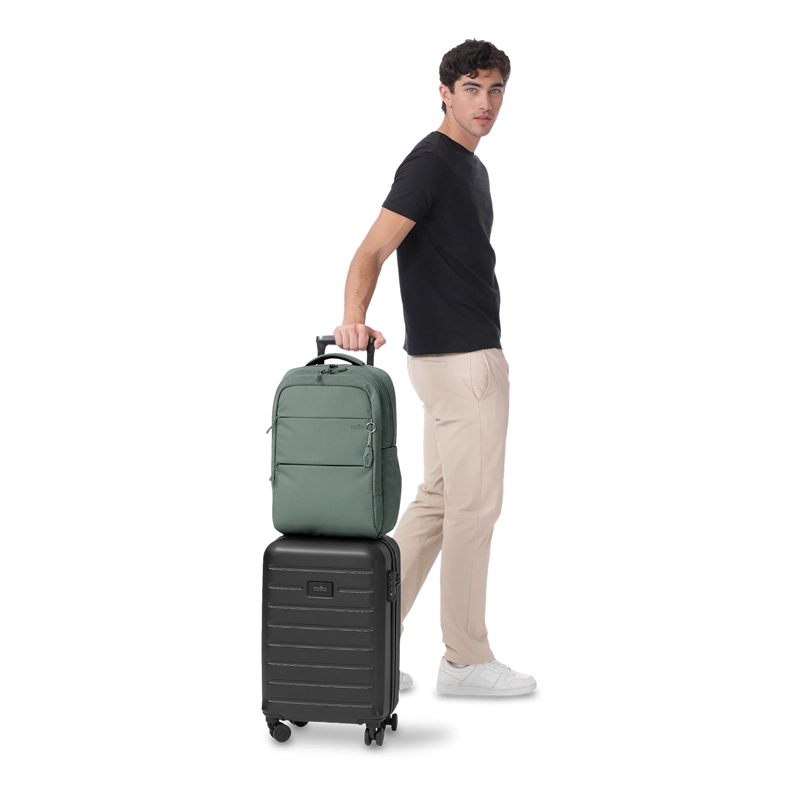 MOCHILA EJECUTIVO PORTA PC 16  DALLAS VERDE HOMBRE - 7