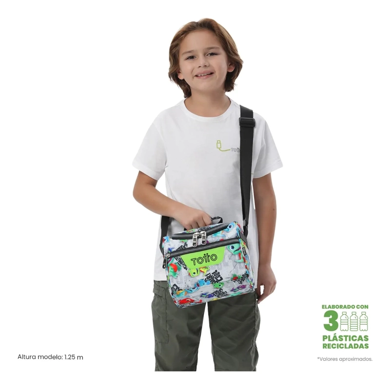LONCHERA TE RMICA PARA NIÑO PIZARRA MEDIANA GRIS - 2