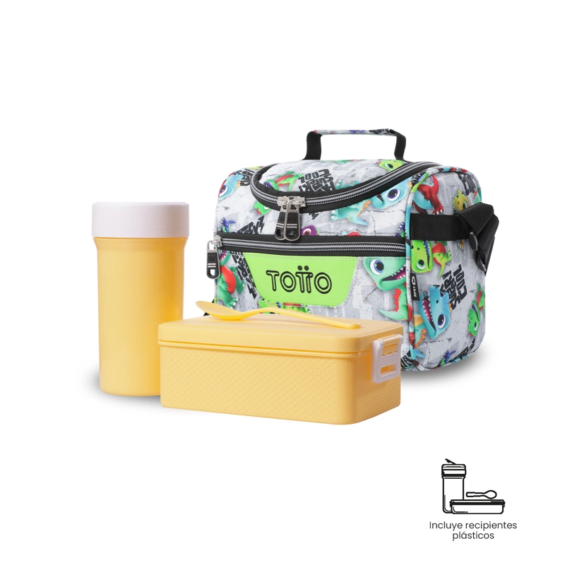 LONCHERA TE RMICA PARA NIÑO PIZARRA MEDIANA GRIS - 6