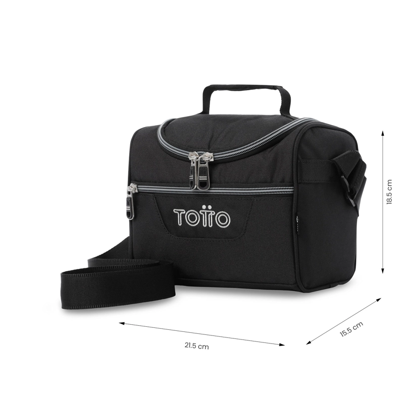 LONCHERA TE RMICA PIZARRA ECOLE SOLID GRANDE NEGRA - 3