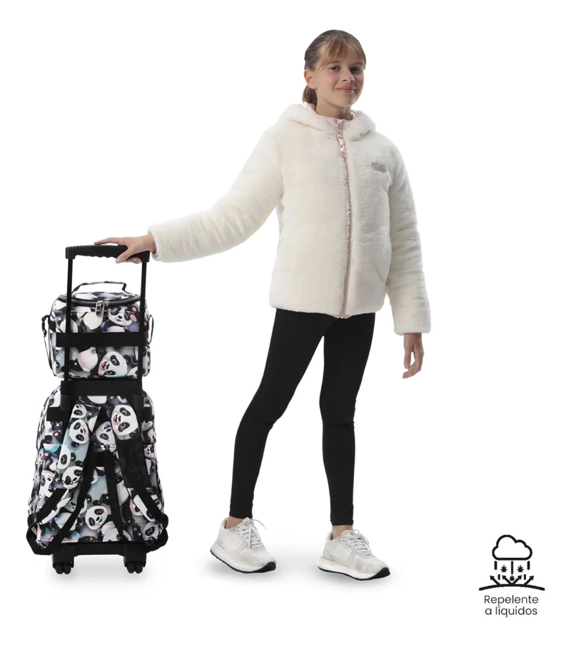 LONCHERA TE RMICA PARA NIÑA RESALTADOR GRANDE GRIS - 5