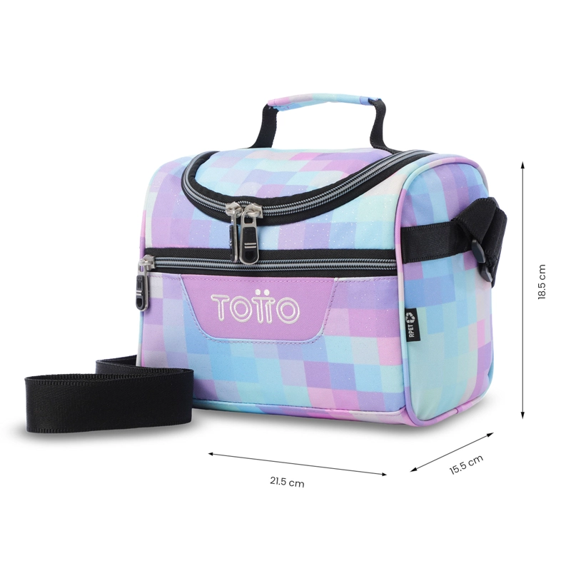 LONCHERA TE RMICA PARA MUJER PIZARRA GLITTER MEDIANA AZUL - 3