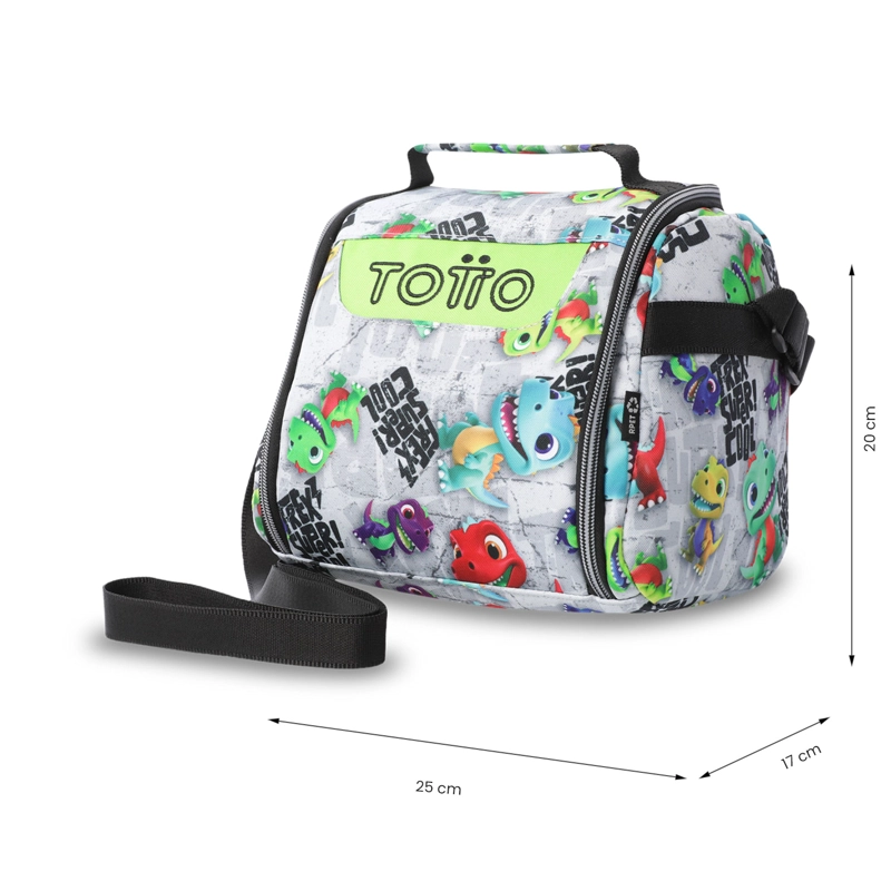LONCHERA TE RMICA PARA NIÑO RESALTADOR GRANDE GRIS - 3