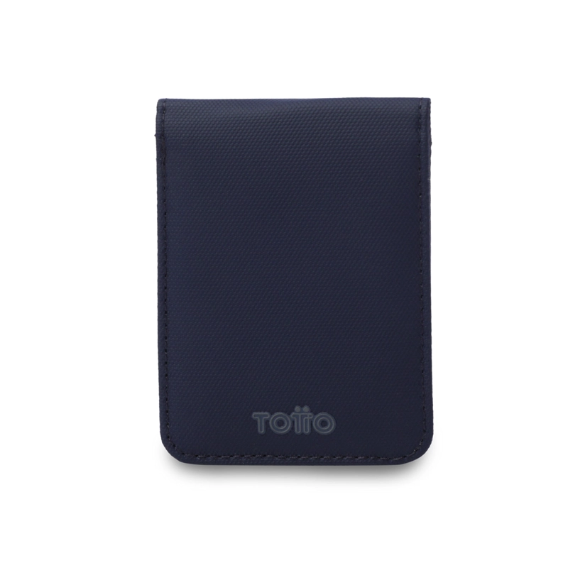 BILLETERA HOMBRE WOOD PEQUEÑA CON RFID BLOCKER AZUL - 1