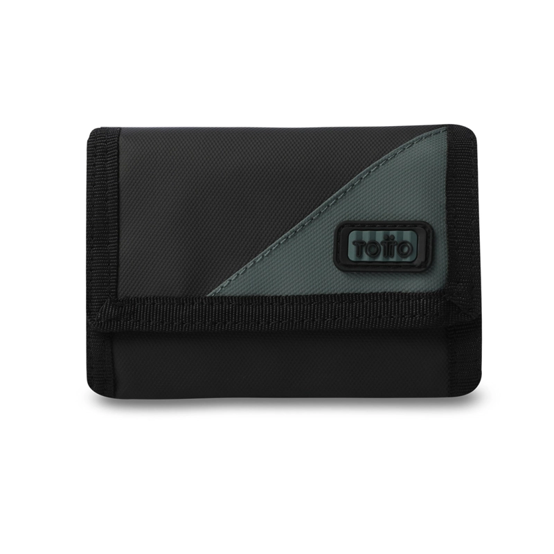 BILLETERA HOMBRE CONTRAST PEQUEÑA CON RFID BLOCKER NEGRA - 1