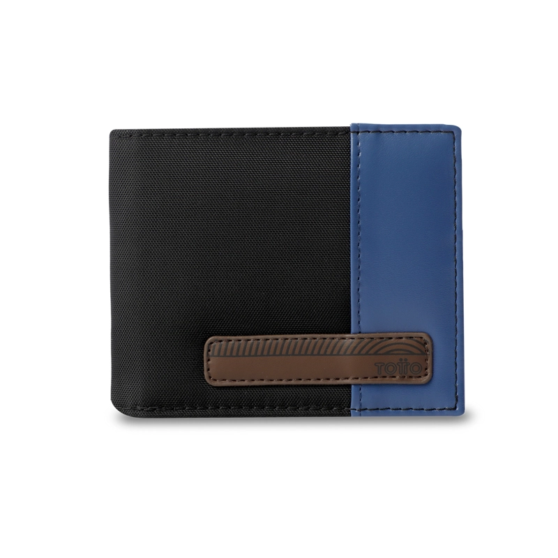 BILLETERA HOMBRE HALVO CON RFID BLOCKER NEGRA - 1