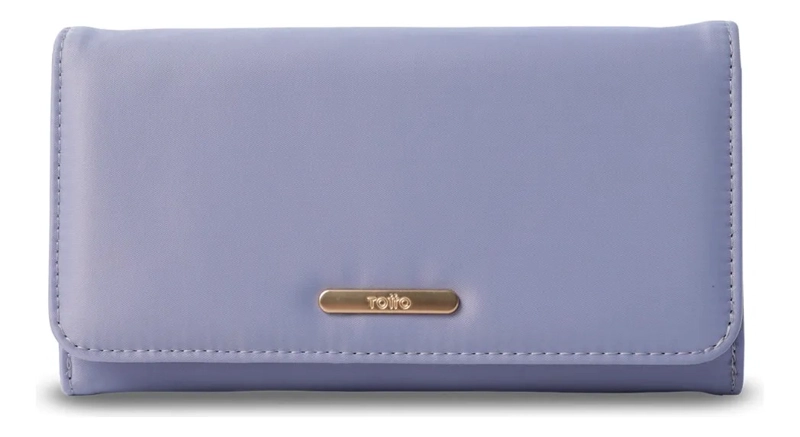 BILLETERA MUJER BEL GRANDE CON RFID BLOCKER MORADA - 1