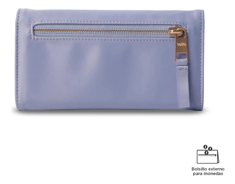 BILLETERA MUJER BEL GRANDE CON RFID BLOCKER MORADA - 5