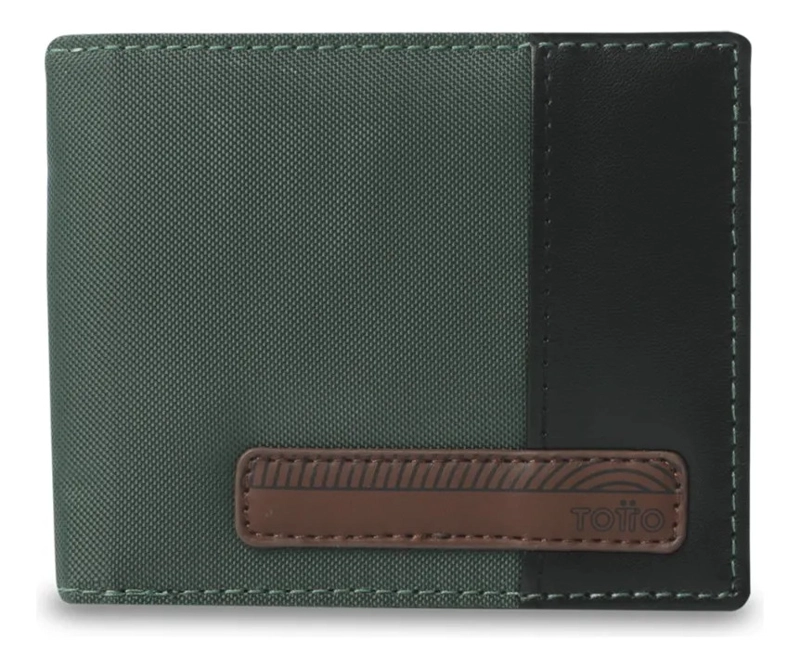BILLETERA HOMBRE HALVO CON RFID BLOCKER VERDE - 1