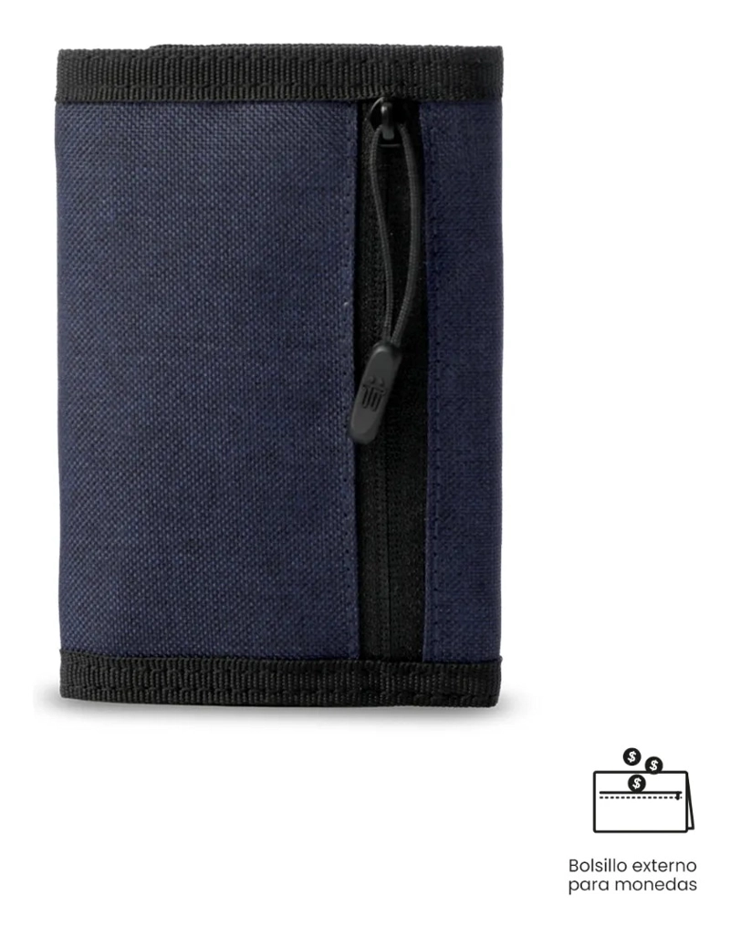 BILLETERA HOMBRE RIVA PEQUEÑA CON RFID BLOCKER AZUL - 5