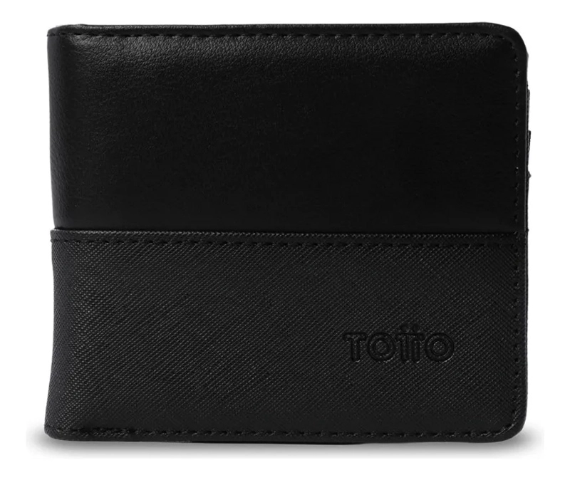 BILLETERA HOMBRE SAFFIANO CON RFID BLOCKER NEGRA - 1
