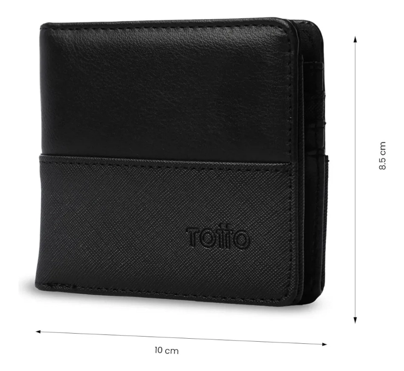 BILLETERA HOMBRE SAFFIANO CON RFID BLOCKER NEGRA - 2