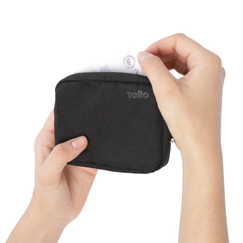 MONEDERO PARA MUJER DELION PEQUEÑO NEGRO - 2
