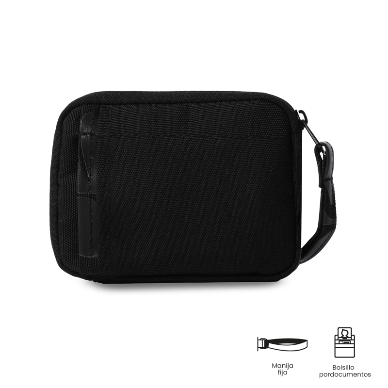 MONEDERO PARA MUJER DELION PEQUEÑO NEGRO - 4