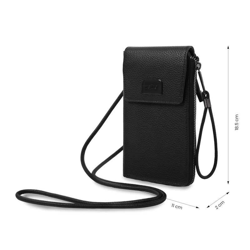PORTADOCUMENTOS SMOOTH CON RFID BLOCKER NEGRO - 2