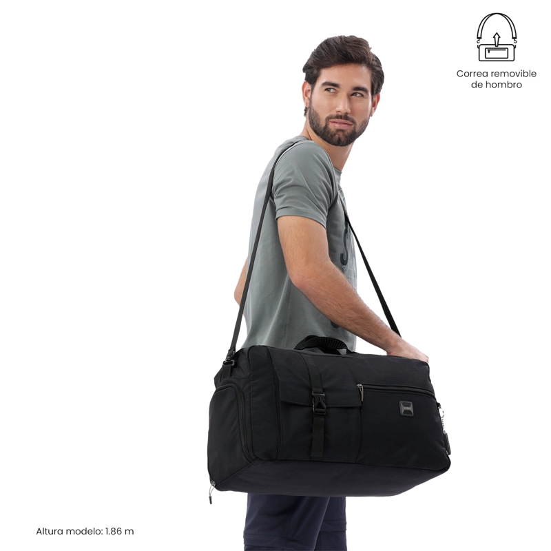 BOLSO DE VIAJE SPA MEDIANA COLOR NEGRA - 2