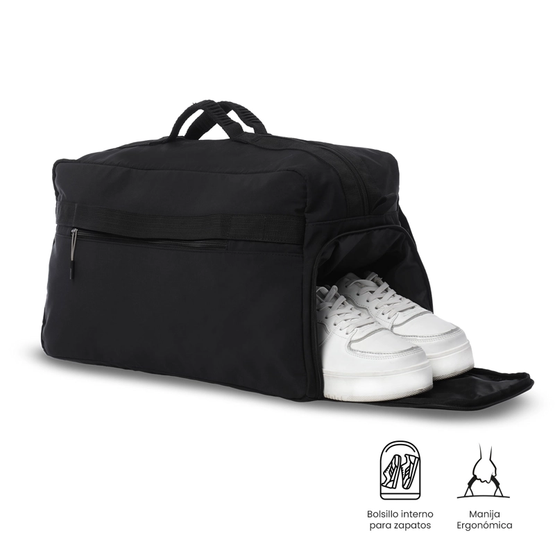 BOLSO DE VIAJE SPA MEDIANA COLOR NEGRA - 5