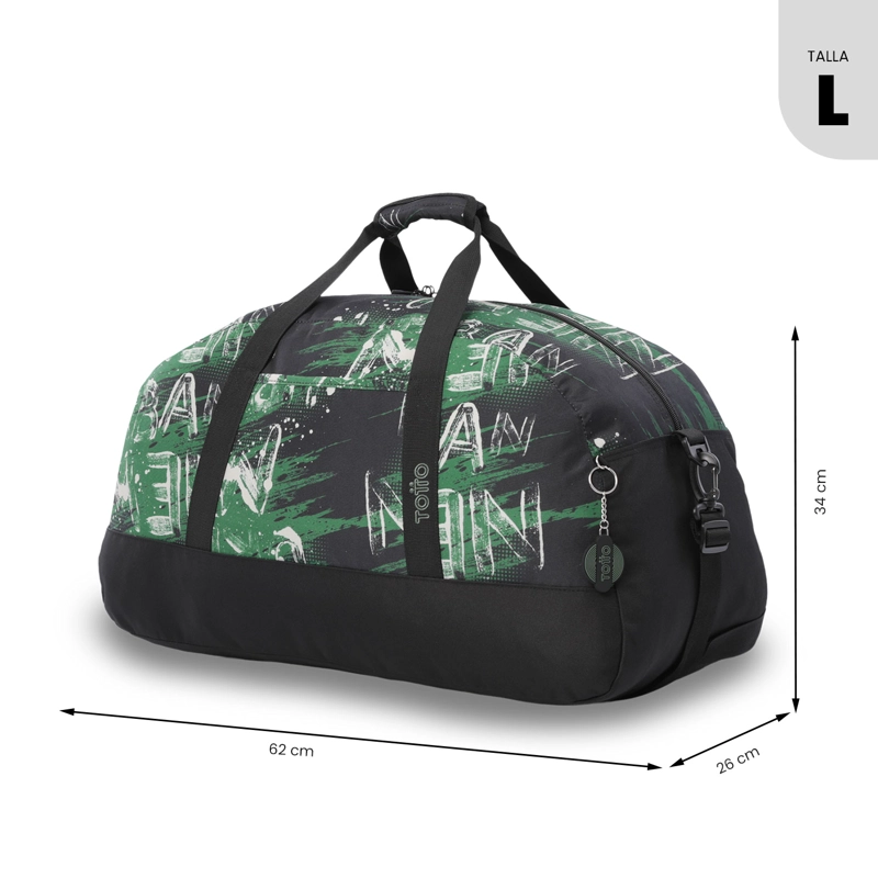 BOLSO DE VIAJE ACTIVE GRANDE COLOR VERDE - 3