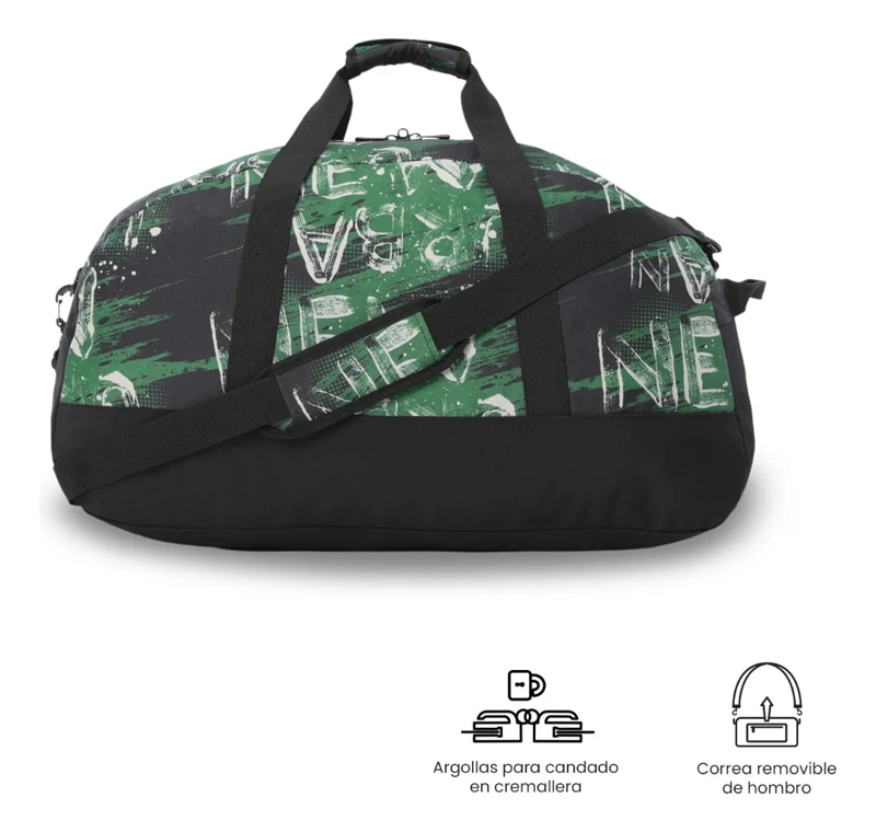 BOLSO DE VIAJE ACTIVE GRANDE COLOR VERDE - 6
