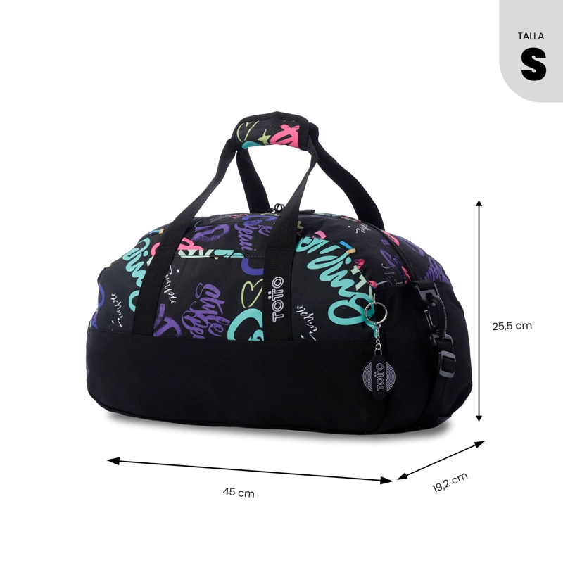 BOLSO DE VIAJE ACTIVE PEQUEÑA COLOR NEGRA - 2