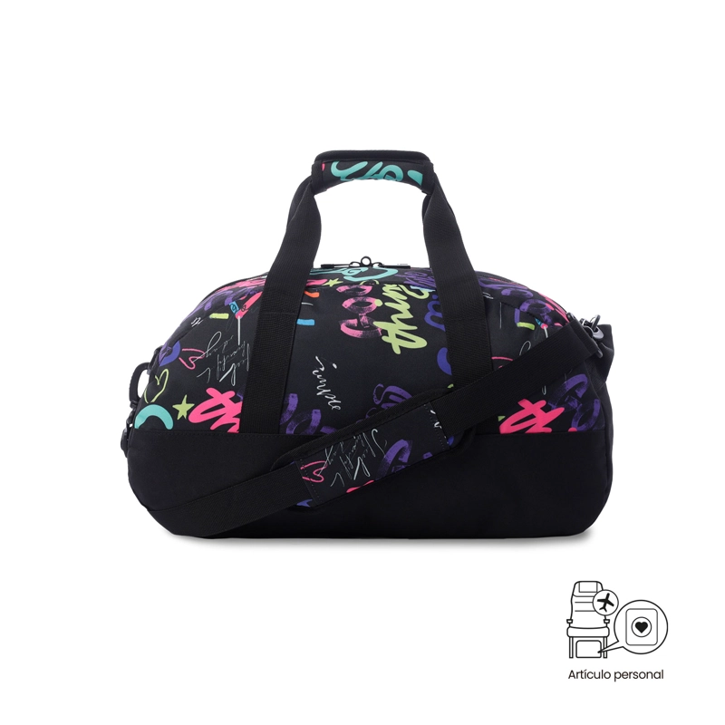 BOLSO DE VIAJE ACTIVE PEQUEÑA COLOR NEGRA - 4