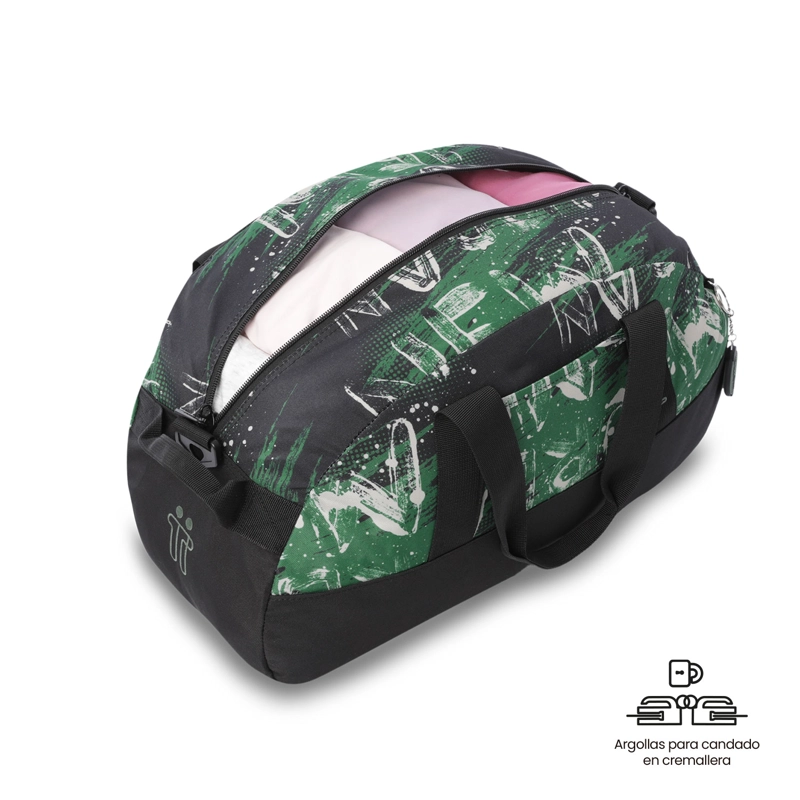BOLSO DE VIAJE ACTIVE PEQUEÑA COLOR VERDE - 4