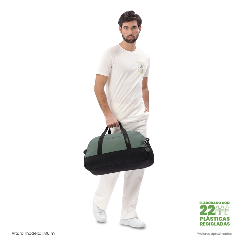 BOLSO DE VIAJE ACTIVE MEDIANA COLOR VERDE - 2