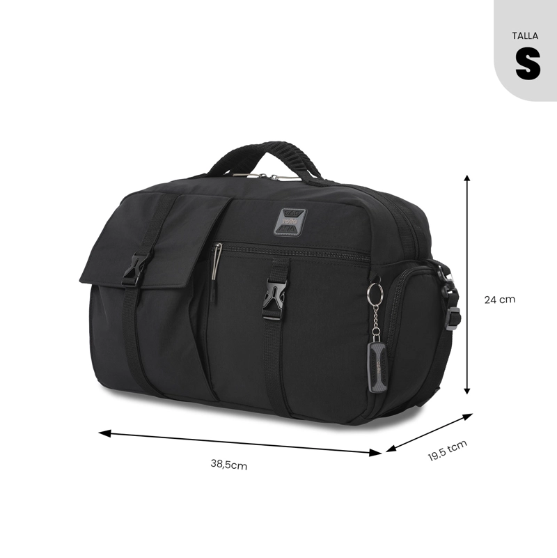 BOLSO DE VIAJE SPA PEQUEÑA COLOR NEGRA - 2