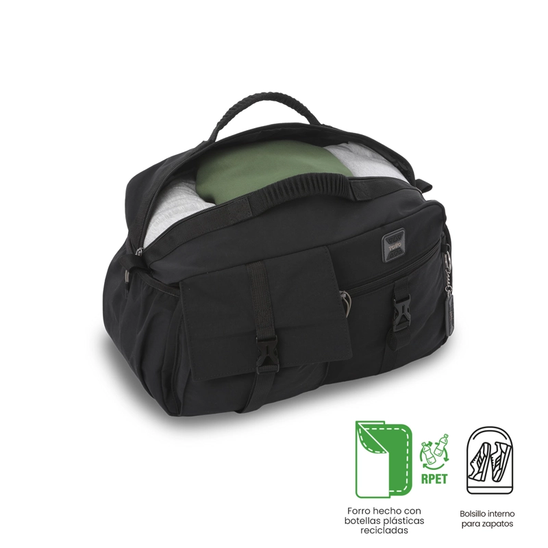 BOLSO DE VIAJE SPA PEQUEÑA COLOR NEGRA - 3