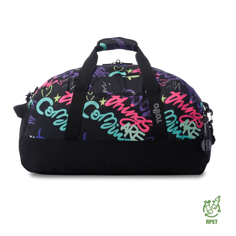 BOLSO DE VIAJE ACTIVE MEDIANA COLOR NEGRA - 1