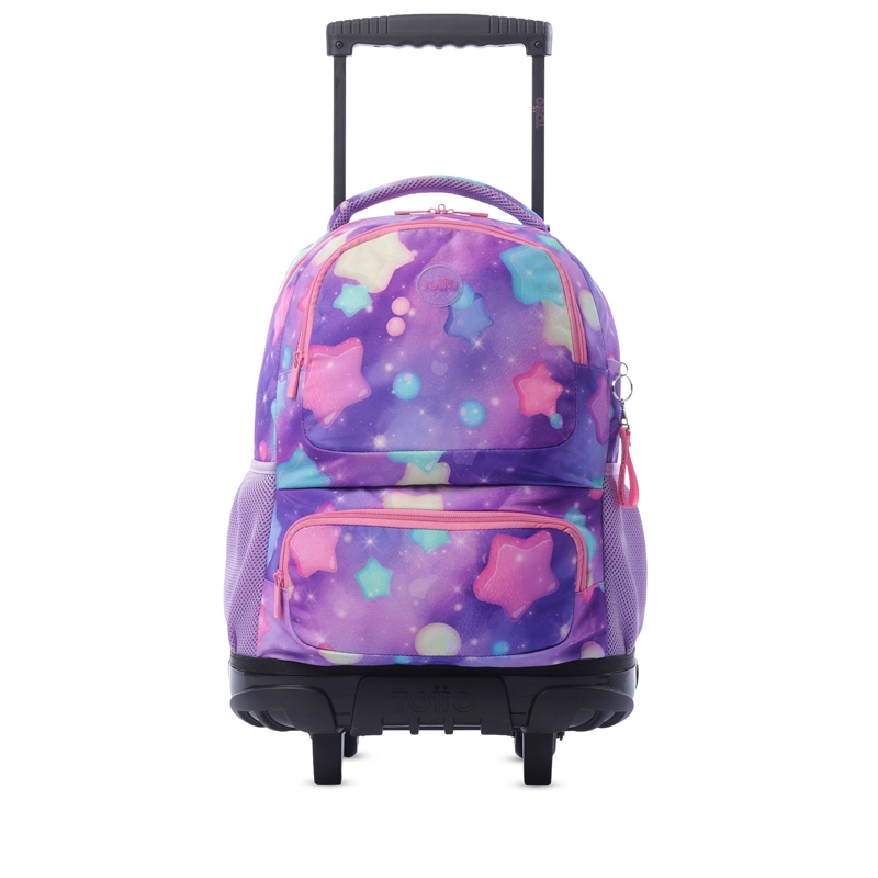 MOCHILA PARA NIÑA CON RUEDAS SKL GRANDE ROSADO - 1