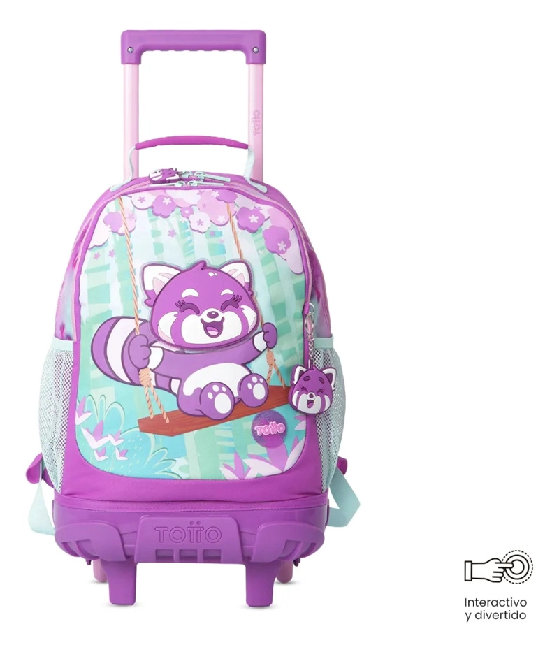 COMBO ESCOLAR MOCHILA CON RUEDAS BAMBU+LIBRO COLOREAR - 1