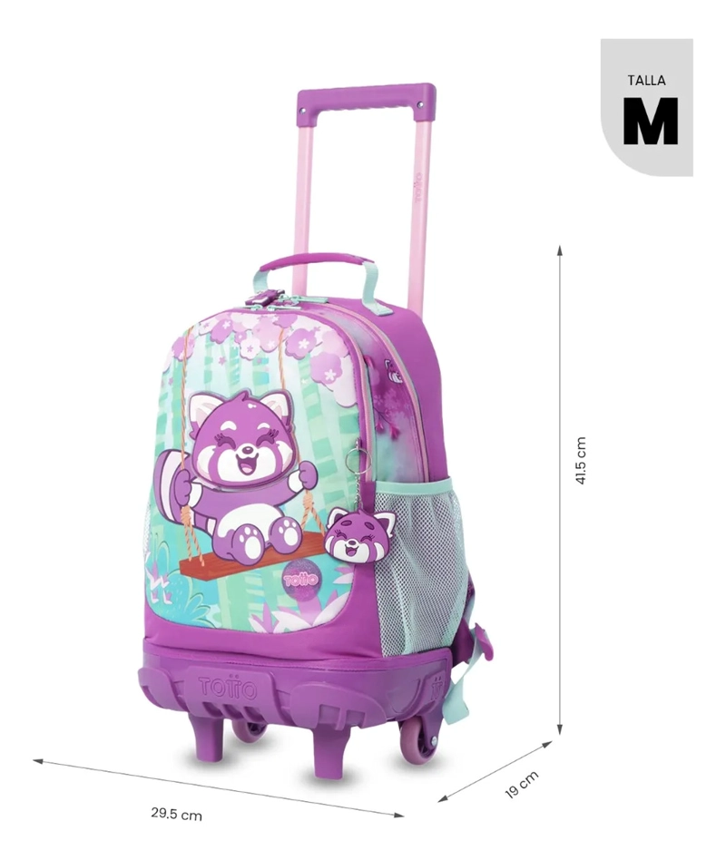 COMBO ESCOLAR MOCHILA CON RUEDAS BAMBU+LIBRO COLOREAR - 3
