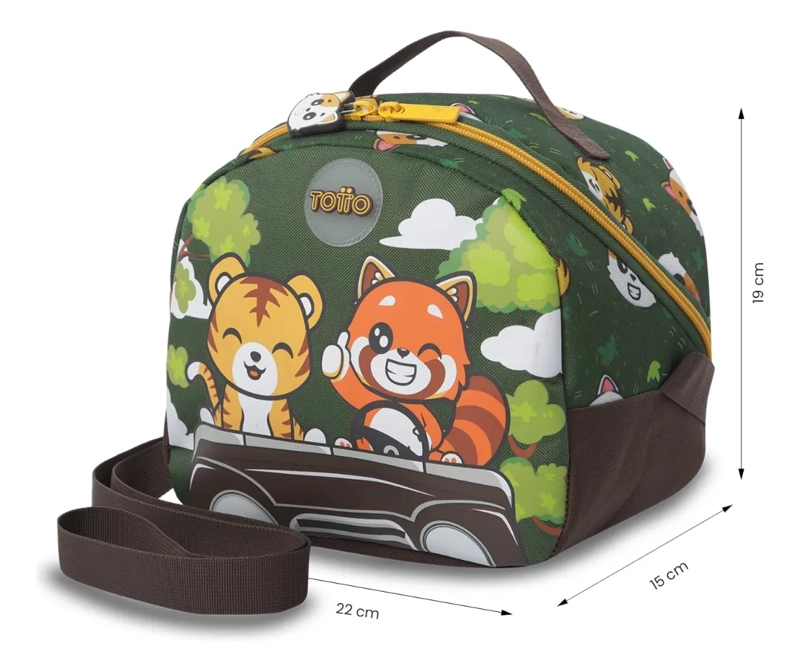 LONCHERA TE RMICA PARA NIÑO SAFARI MEDIANA VERDE - 3