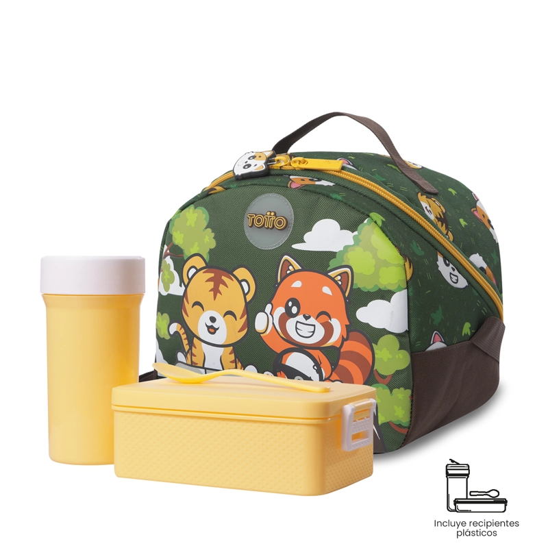 LONCHERA TE RMICA PARA NIÑO SAFARI MEDIANA VERDE - 7