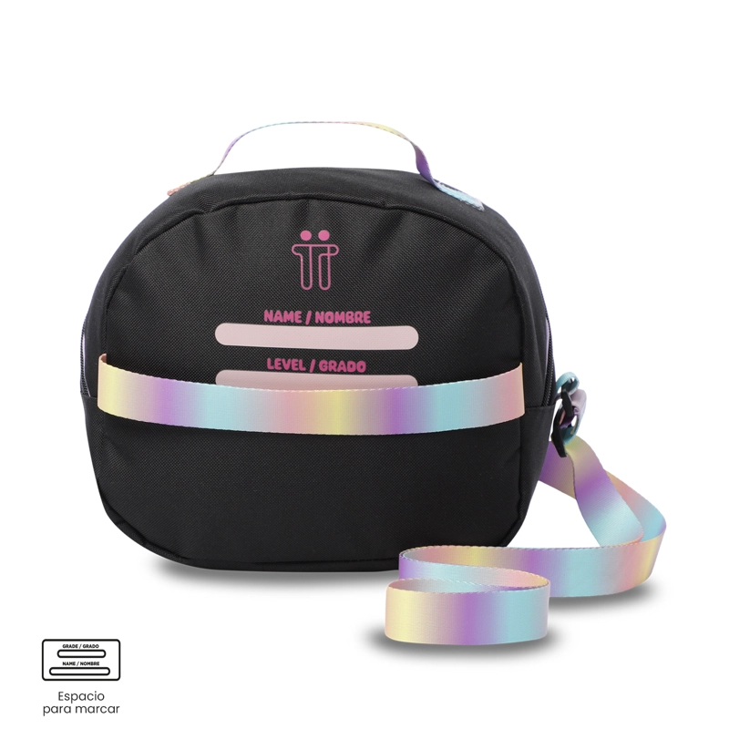LONCHERA TE RMICA PARA NIÑA GLOWING BLACK MEDIANA NEGRA - 4