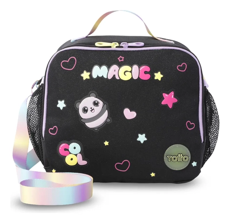 LONCHERA TE RMICA PARA NIÑA GLOWING BLACK GRANDE NEGRA - 1