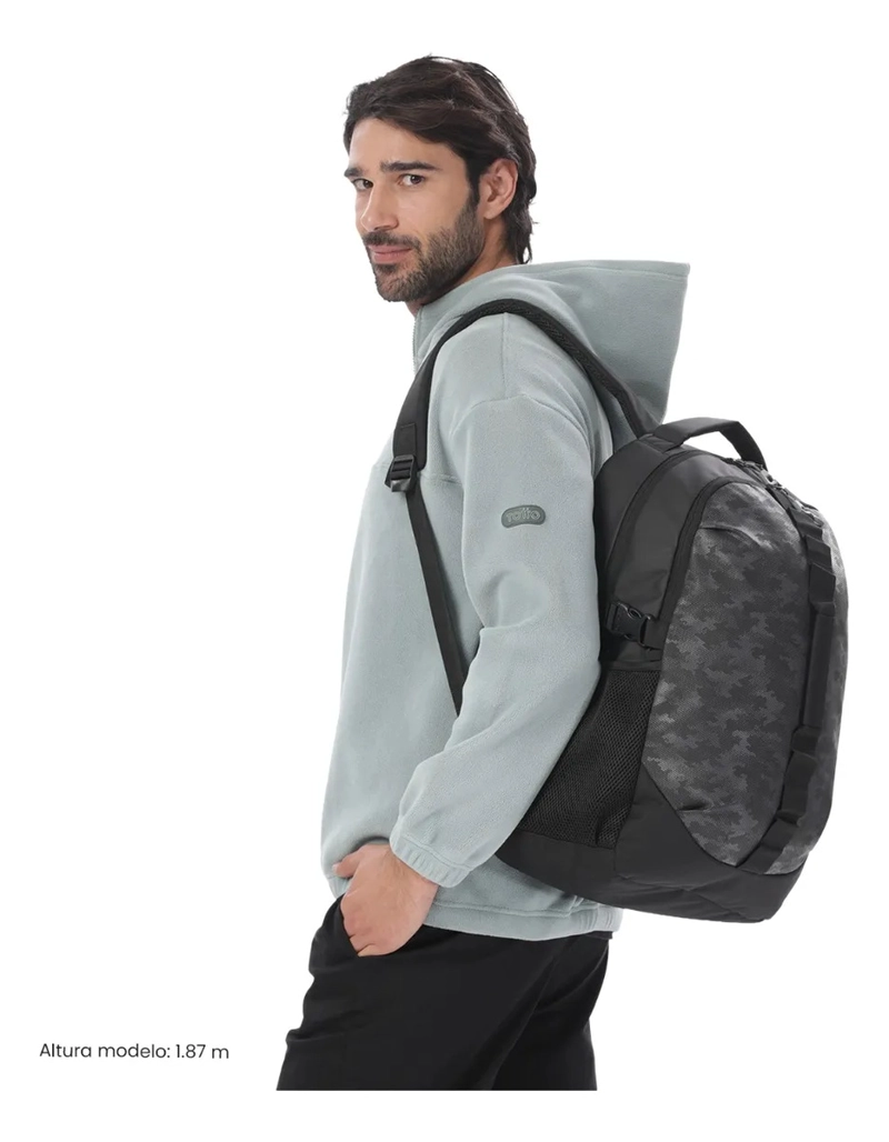 MOCHILA UNIVERSITARIA BREMEN PORTA PC 15  NEGRO HOMBRE - 2