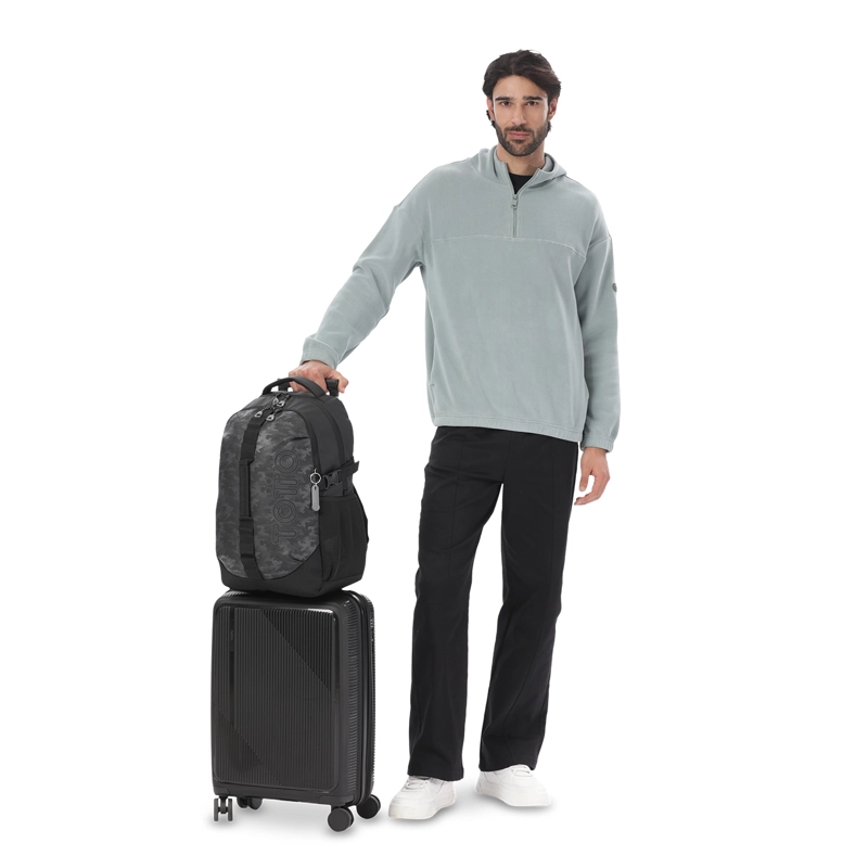 MOCHILA UNIVERSITARIA BREMEN PORTA PC 15  NEGRO HOMBRE - 7
