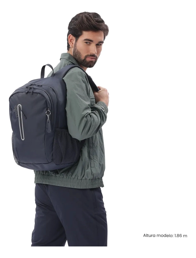 MOCHILA UNIVERSITARIA SPRINT PORTA PC 14  AZUL HOMBRE - 2