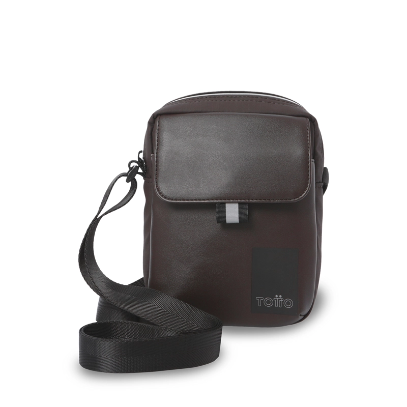 BOLSO PARA HOMBRE BOLDER TIPO CROSSBODY PEQUEÑO CAFE - 1