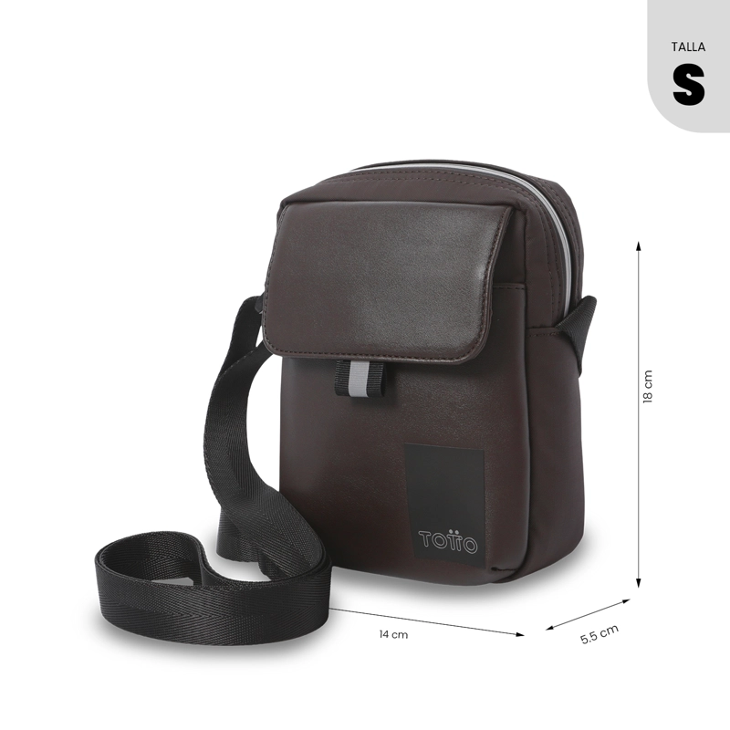 BOLSO PARA HOMBRE BOLDER TIPO CROSSBODY PEQUEÑO CAFE - 2