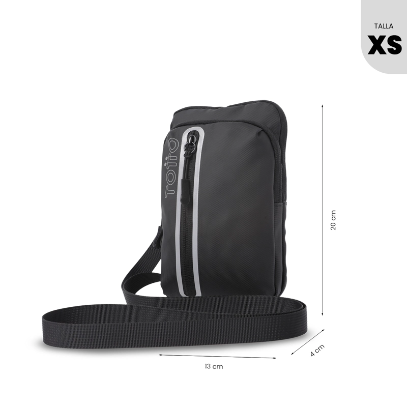 BOLSO PARA HOMBRE SPRINT TIPO CROSSBODY PEQUEÑO NEGRO - 2